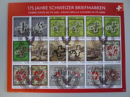 2020, 175 J. Schweizer Marken: Grenada-Block +Silberaufdruck