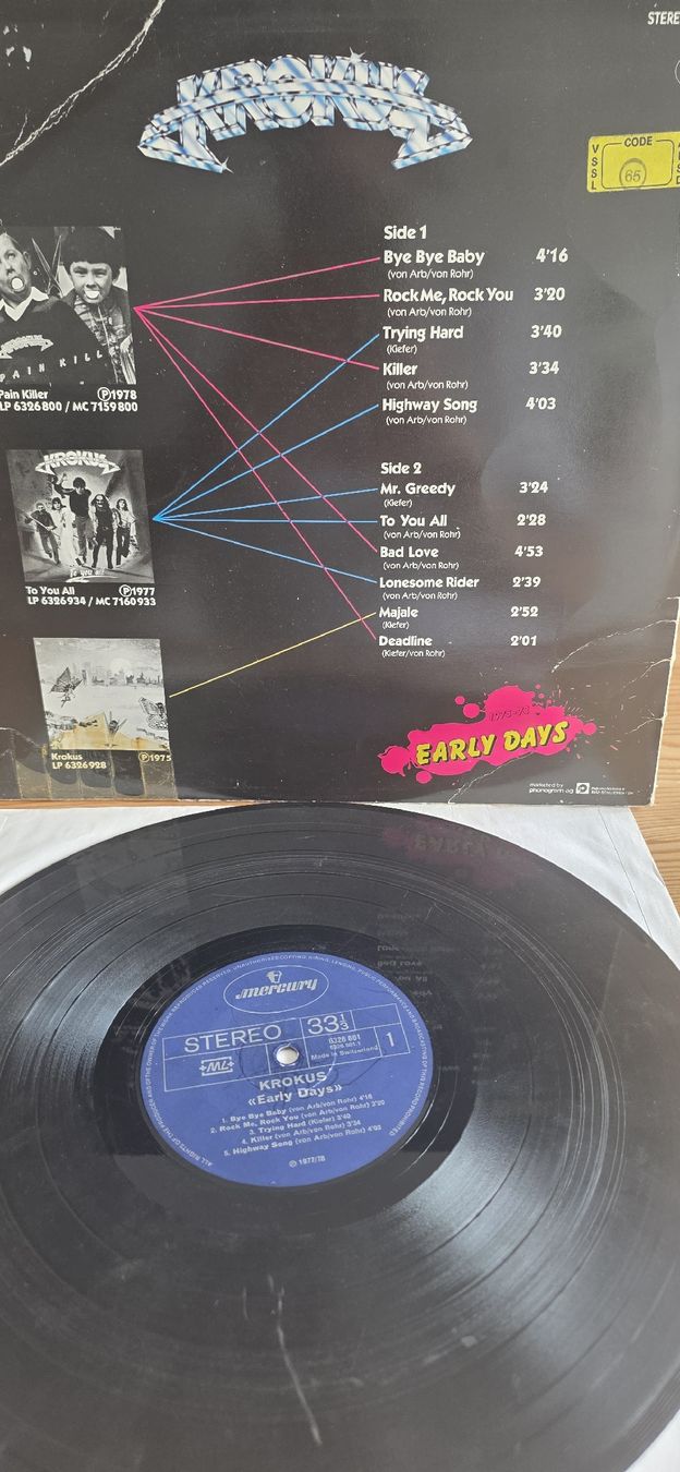 Dischi in vinile: Krokus - Early Days,Poor – Usato da Yvonand venduto da RF-VINYL 4