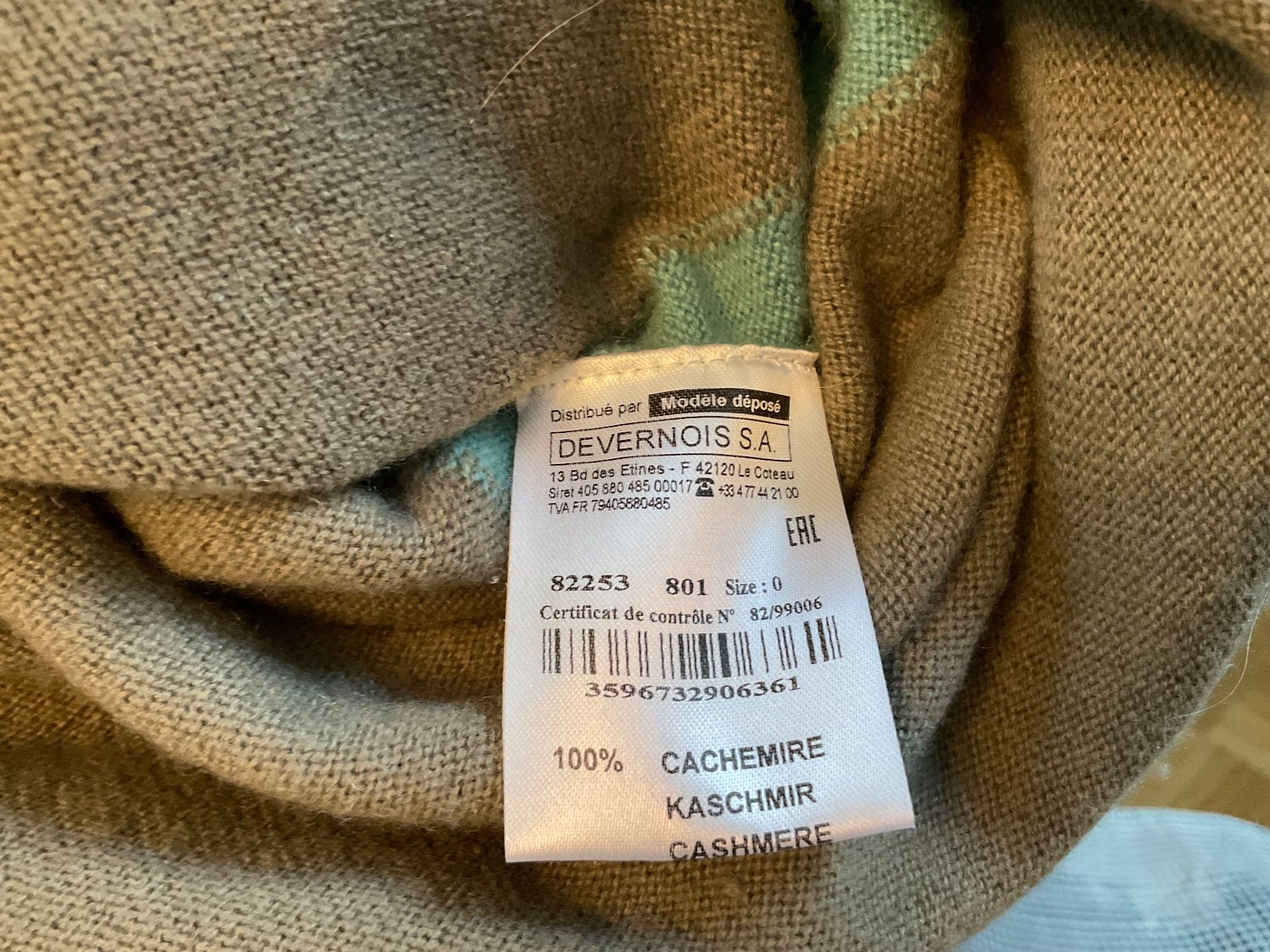 Vestiti: Robe pull DEVERNOIS 100% cachemire, élégante, t.1 – Usato da Genève venduto da Mazelyne 6