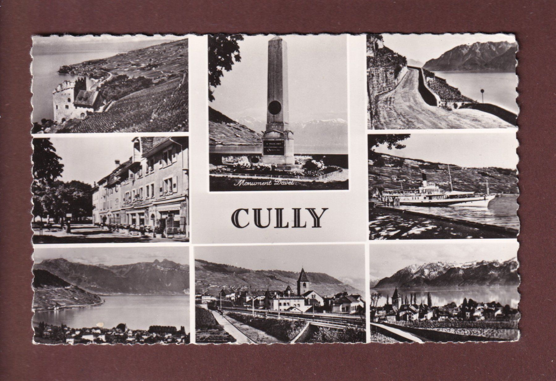 Cartoline postali: CULLY - 8 images - 1964 – Usato da Pully venduto da nicecards