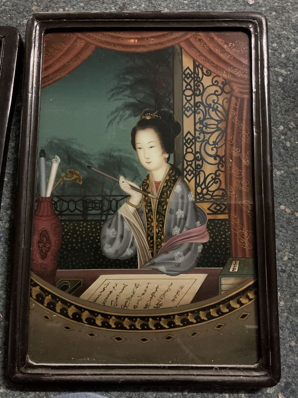 Dipinti: Asiatische Hinterglasmalerei – Usato da Bern venduto da vielerart 2