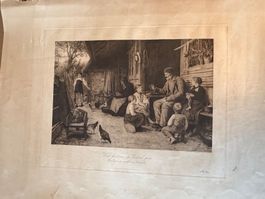 Albert Anker Signiert atemberaubendes Kunstwerk