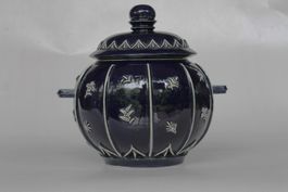 Grosse Merkelbach Jugendstil Dose / Bowle um 1918.