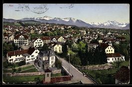 AK Rüti /Zch., Ortsansicht aus der Vogelschau