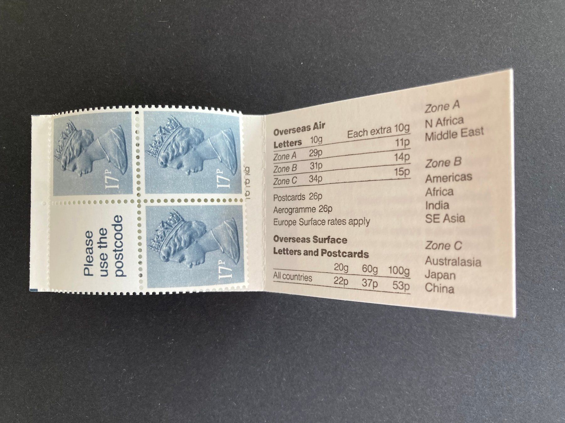 Tutti i francobolli: Markenheftchen Grossbritannien 1985 50p postfrisch** – Nuovo e nell'imballaggio originale da Niederurnen venduto da Alpineyeti 1