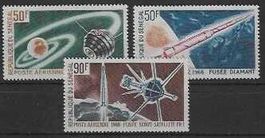 Sénégal 1966 Michel Nr. 324-326 "satellites" **