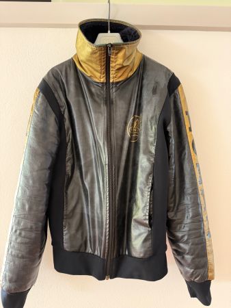 Japanische vintage Honda Jacke schwarz/gold Grösse M