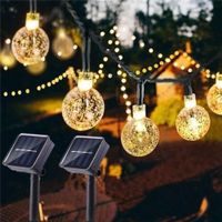 Guirlande lumineuse solaire 12m 100 LED