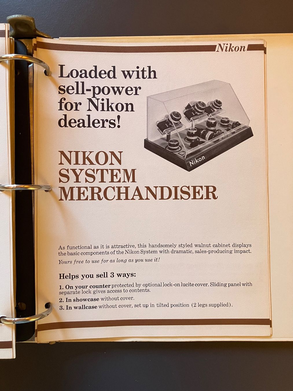 Bücher: 2 original NIKON SalesManual Ordner-1960er und 1970er Jahre – Gebraucht aus Eschlikon TG von mixvit 9
