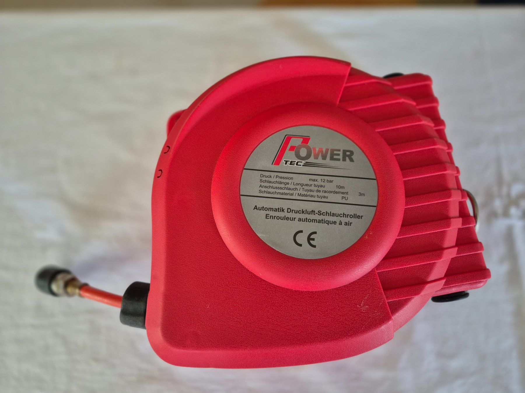 Rohre & Schläuche: Power Tec Automatik Druckluft-Schlauchroller – Gebraucht aus Goldswil von Pay