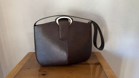 Sac Louis Vuitton "Rêverie" cuir Épi marron