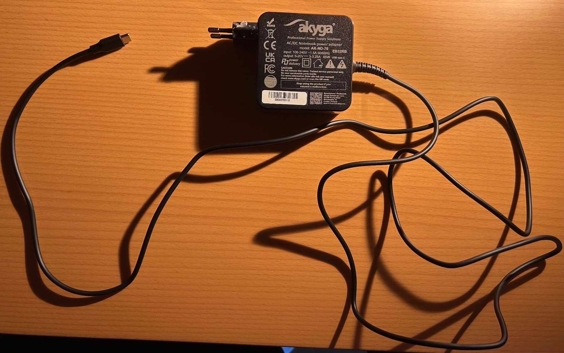 Chargeur: Akyga 65W USB-C Laptop Ladegerät – Neuf (Voir description) à Basel par AdamRic 2