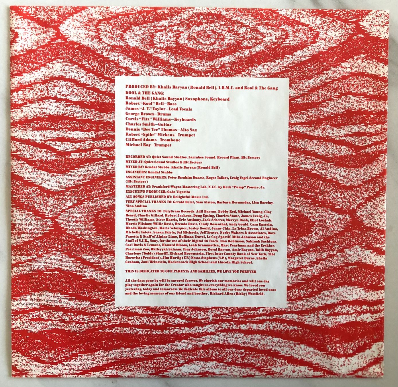 Schallplatten: KOOL & THE GANG - FOREVER – Gebraucht aus Poliez-Pittet von Newtown-Records 2