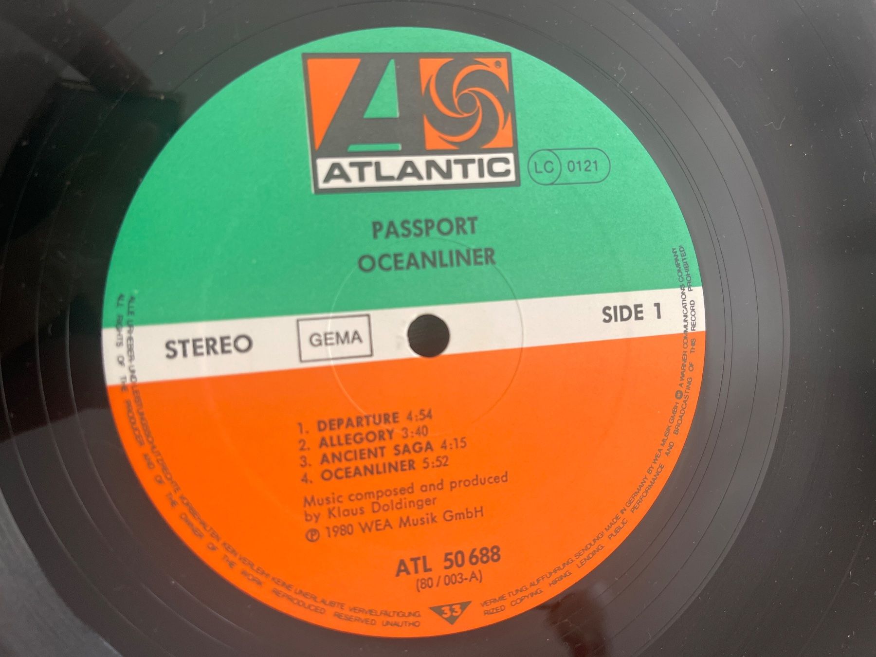 Dischi in vinile: A856/Passport Oceanliner – Usato da Frutigen venduto da Philippe_jsp 2
