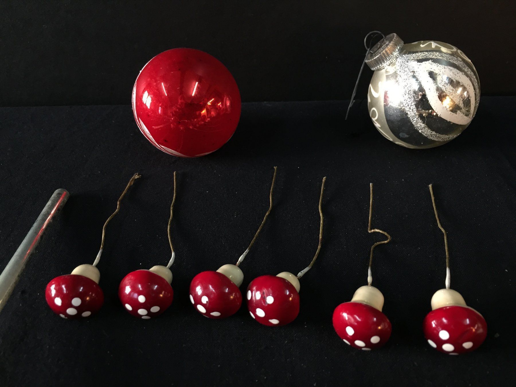 Tutte le decorazioni: Antike Weihnachtsbaum Schmuck + Spitze – Usato da Schaffhausen venduto da sparzone 5