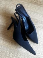 Scarpe eleganti nere con tacco - Taglia 38 - come nuove