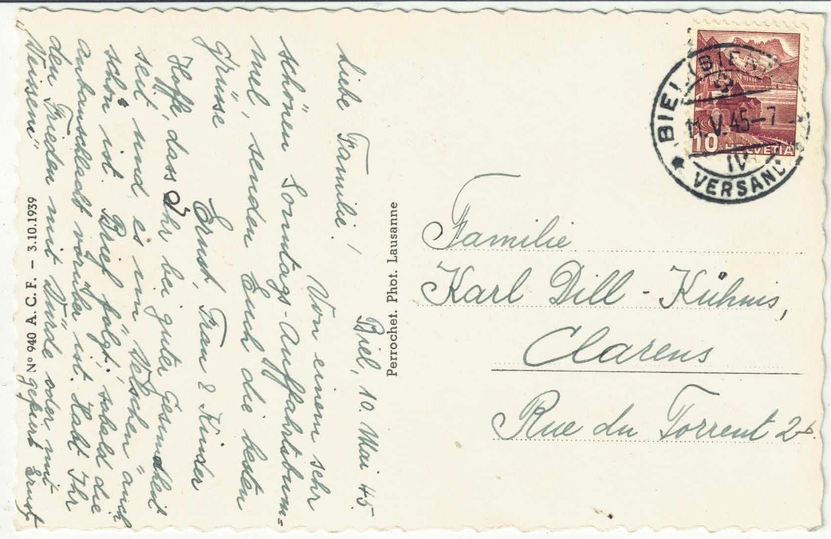 Cartoline postali: Biel-Bienne - Taubenloch - Gorges de la Suze – Usato da Ettingen venduto da Kartenplanet 1
