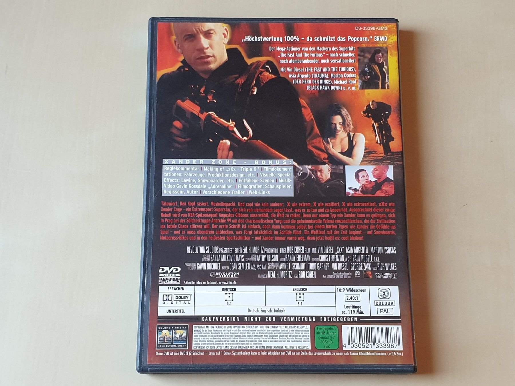 Tutti i DVDs: XXX Triple X – Usato da Stansstad venduto da collectorsshop 1