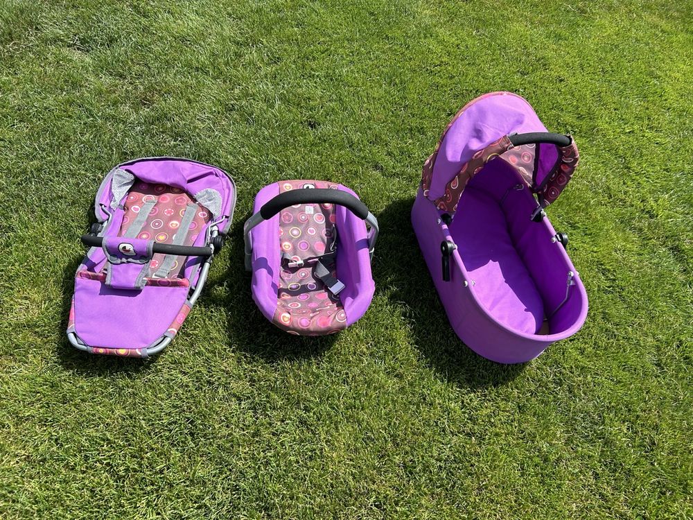 Puppen Kinderwagen - Rollenspiel Spielzeug Für Kinder Mit Klappbarem Design