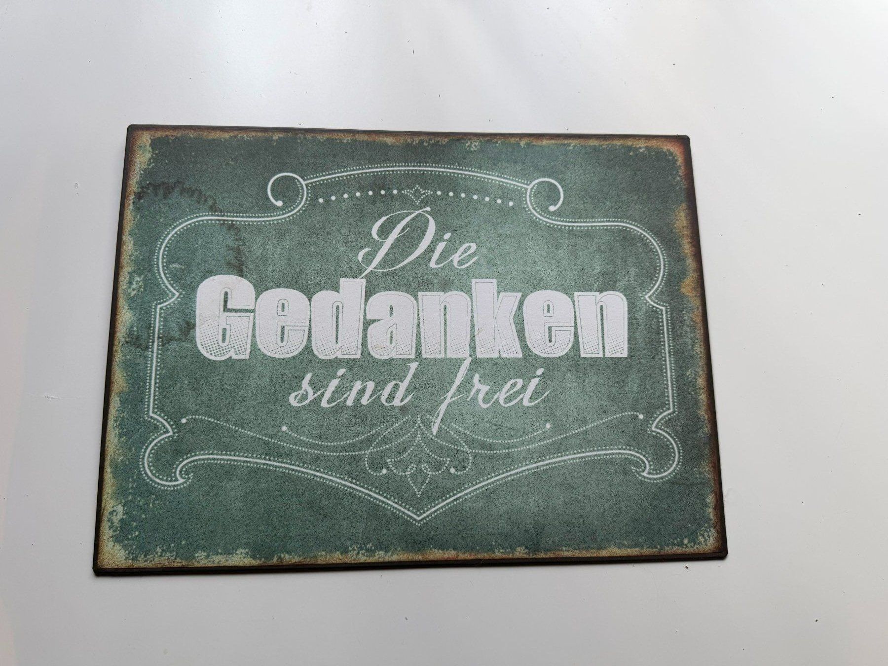 Schilder: DEKOSCHILD BLECHSCHILD – Gebraucht aus Meienried von ManuelaBoutique 6