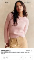 SEZANE Pullover Sama Gr. S, Blassrosa, wie Neu, Baby Alpaca