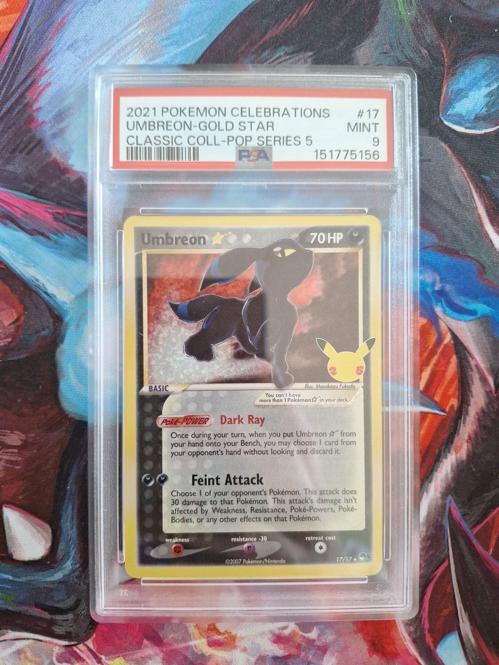 Pokémon Carte collezionabili: Umbreon Gold Star - Celebrations PSA 9 – Usato da Altstätten SG venduto da GGsGameshop 1