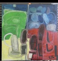 Bild 95x95 Art by toto auf Leinwand