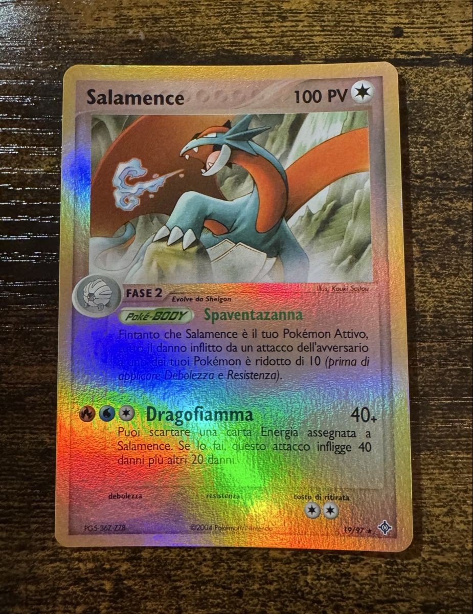 Pokémon Sammelbilder & Trading cards: Salamence Rare Reverse Holo 19 - ITA – Gebraucht aus Zürich von LJF