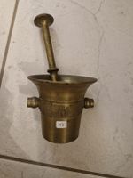 Antiker Messing Mörser mit Stössel