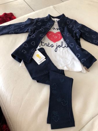 Ensemble fillette 2 ans NEUF