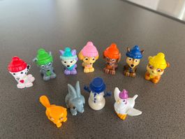 Paw Patrol Winter Figuren Set mit Tieren gebraucht 11 Stück