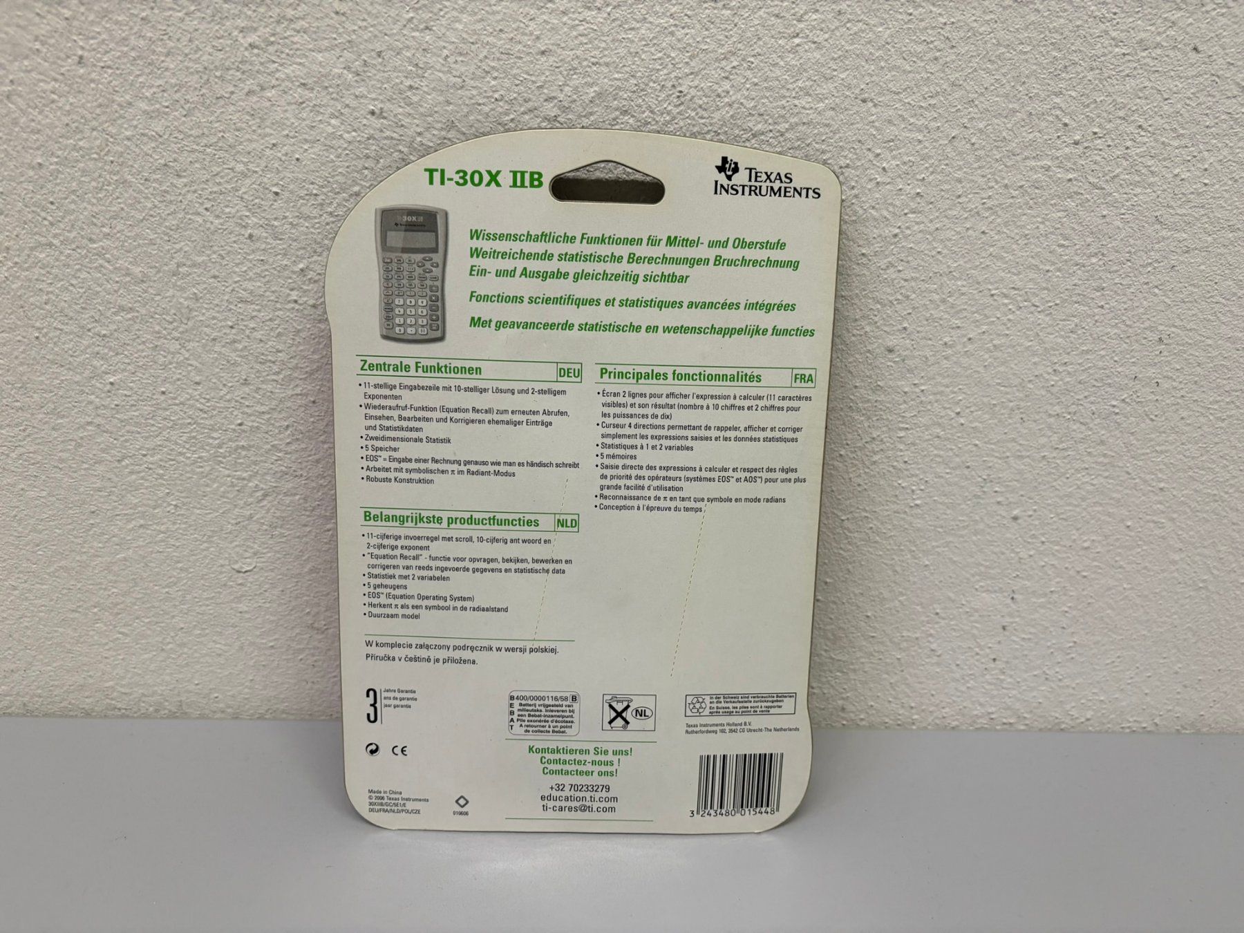 Texas Instruments Calcolatrici tascabili: Texas Instruments TI-30X IIB Taschenrechner – Nuovo (secondo la descrizione) da Hochdorf venduto da av-electronics 1