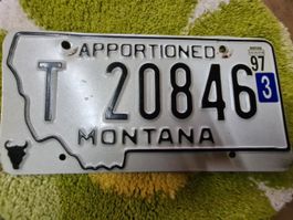 Nummernschild USA