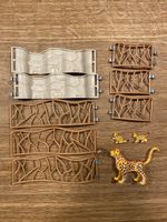 Playmobil Leopard mit Jungen und Gehege