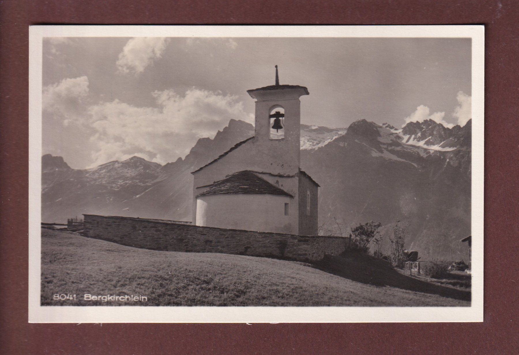 Cartoline postali: FEX - Bergkirchlein – Usato da Pully venduto da nicecards