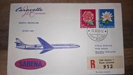 Swissair Geneve - Bruxelles 24.05.1965