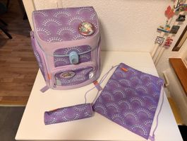 Tiger Family Schulthek Set Lila, Top Zustand, Schulstart