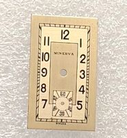 Zifferblatt Minerva 16x26mm für Uhr Reparatur Teile Spende