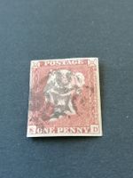 One Penny red 1841, Platte 16