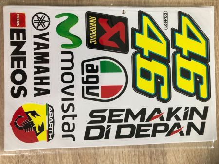 Stickers moto Valentino 46