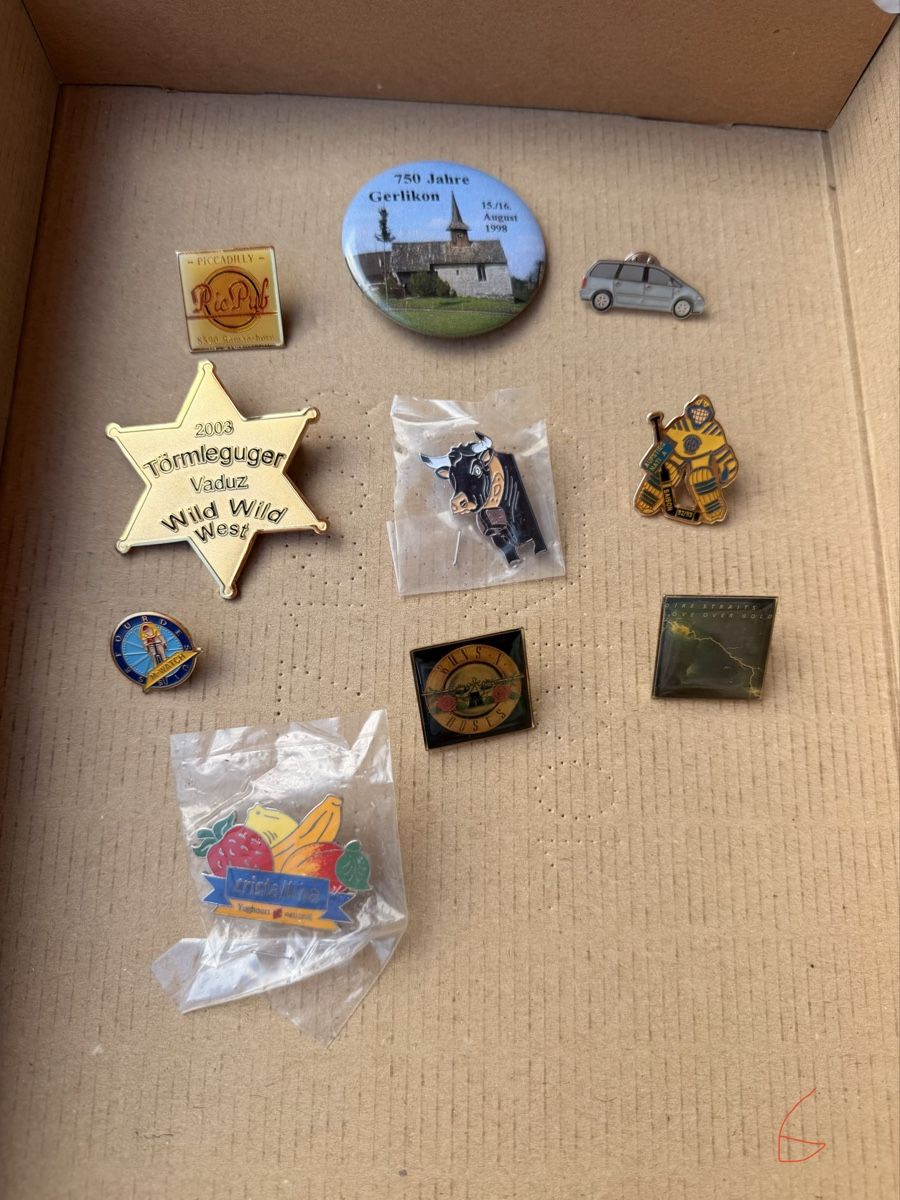Placchette & Badge: Pin Set 6 - 10 Stück – Usato da st. gallen venduto da nerio450