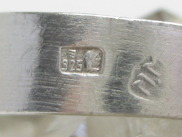 Anelli: Silber Ring 925 + MP Zirkonia / Gr. 58 – Usato da Ermatingen venduto da Decovin 7