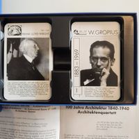 Architekten Quartett 1840-1940, Kartenspiel komplett!