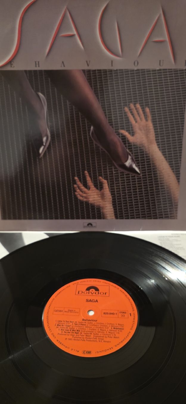 Dischi in vinile: Saga - Behaviour 1985 Vg,G – Usato da Yvonand venduto da RF-VINYL