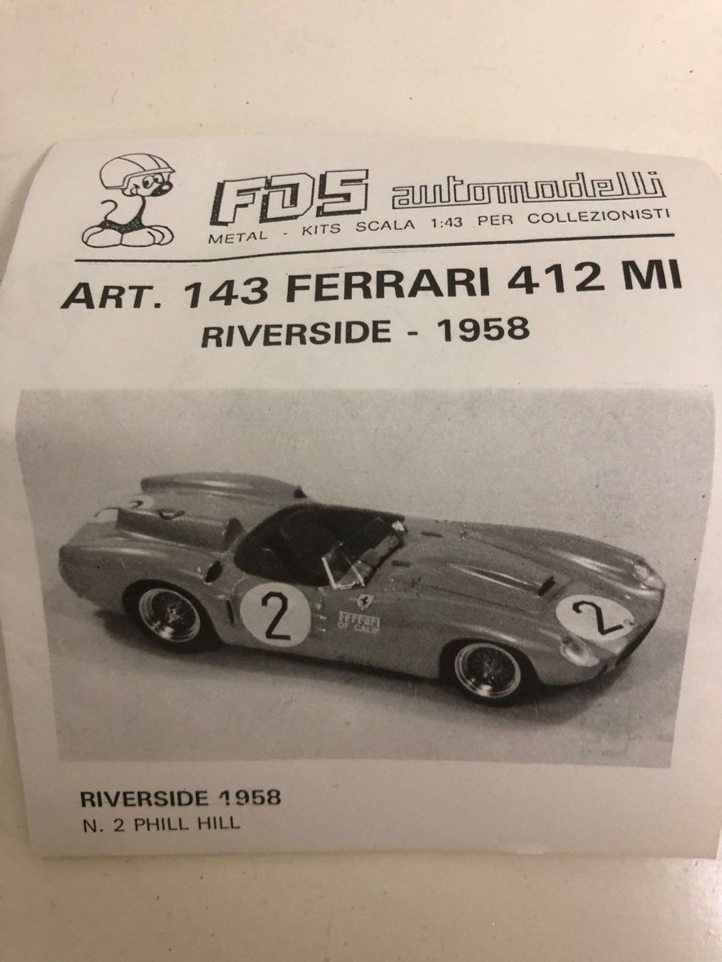 Miniature Ferrari F1- 87 - Collection