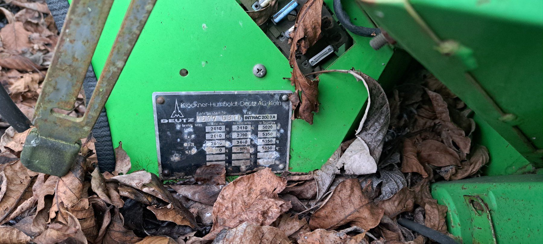 Deutz Trattori: Deutz Intrac 2003 Bausatz – Usato da Buttwil venduto da obelix-idefix 4