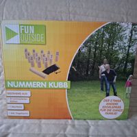 Nummern Kubb "Fun Outside" - Gartenspiel für die Familie!