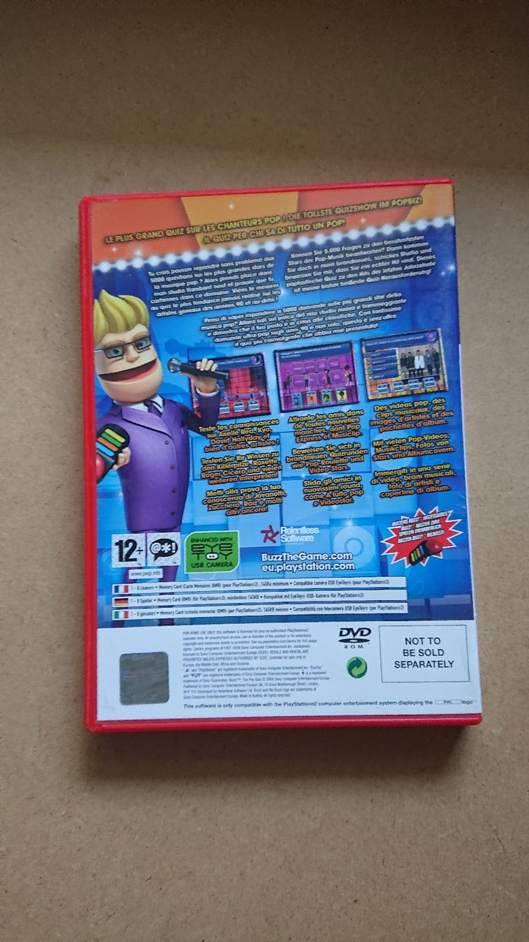 Giochi: Buzz The Pop Quiz Ps2 – Usato da Chur venduto da FreakofRarity 1