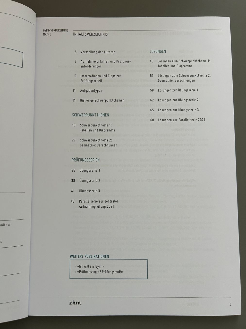 Bücher: Gymivorbereitung Mathe 21/22 – Gebraucht aus Zürich von nta 4
