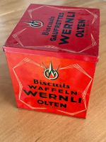 Wernli Keksdose Vintage Blechdose Rarität Olten Biscuits alt